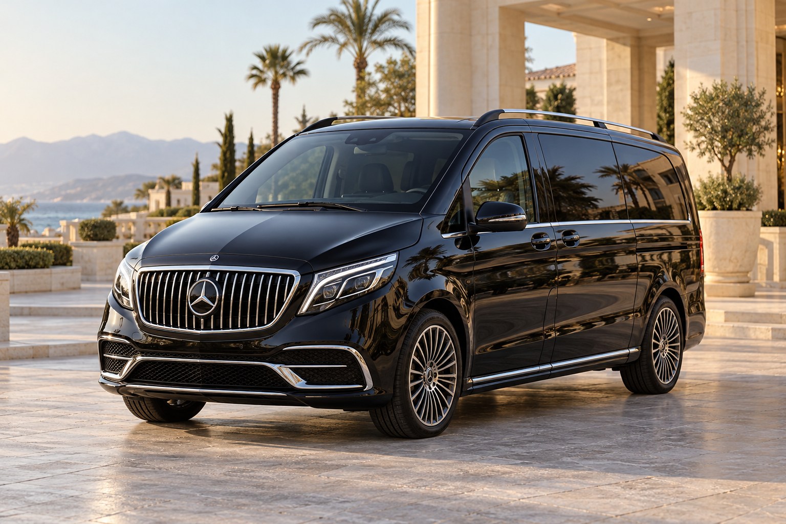 Premium Mercedes VIP transfer aracı